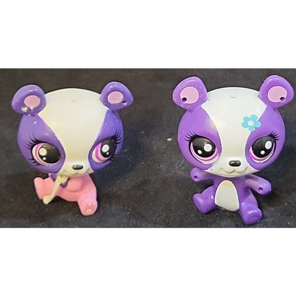 Littlest Pet Shop Lot Of 4 Pandas - Picture 2 of 7